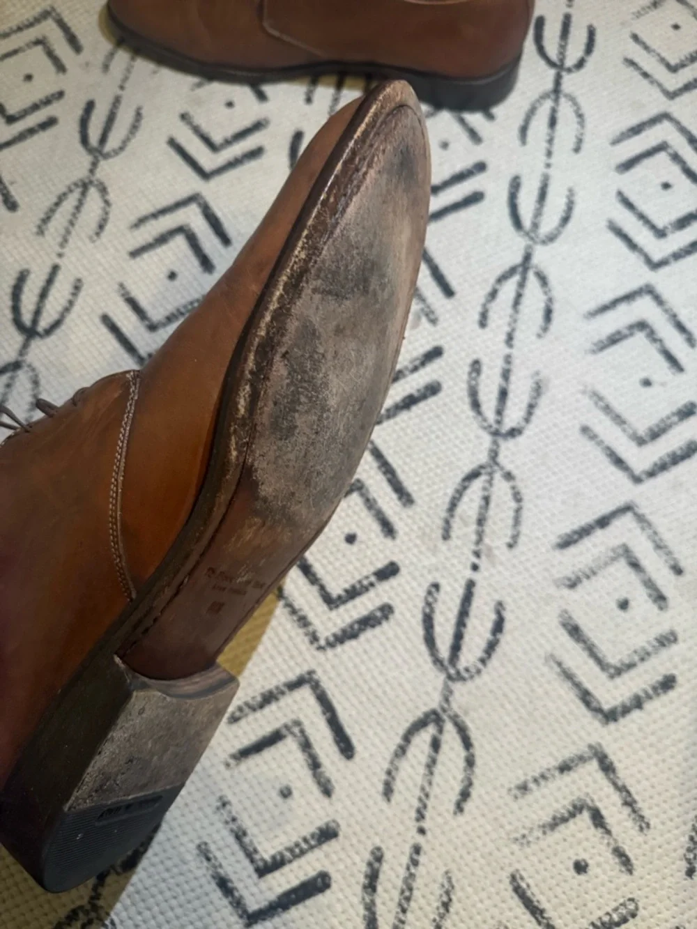 Men's Brown Leather Derby Shoes